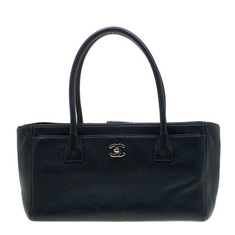 chanel cobalt blue tote|chanel cerf tote.